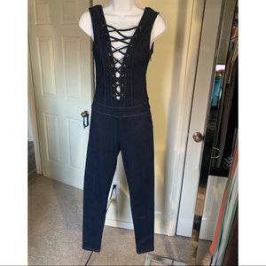 Dark blue jean jumper